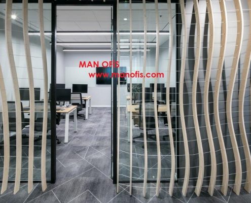 man office break partition wall