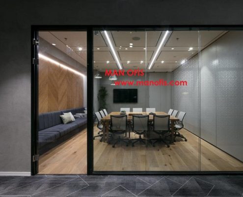man office glass partition