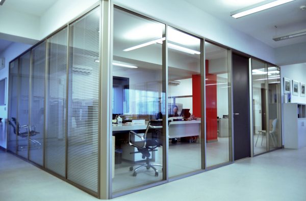 fence glazed glass partition