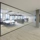 man office - glass partition