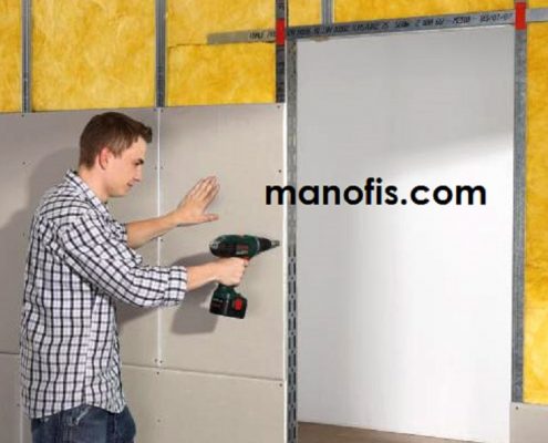 drywall partition wall mount