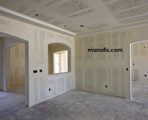 How to make plasterboard partition wall