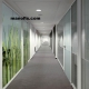 glass partition wall